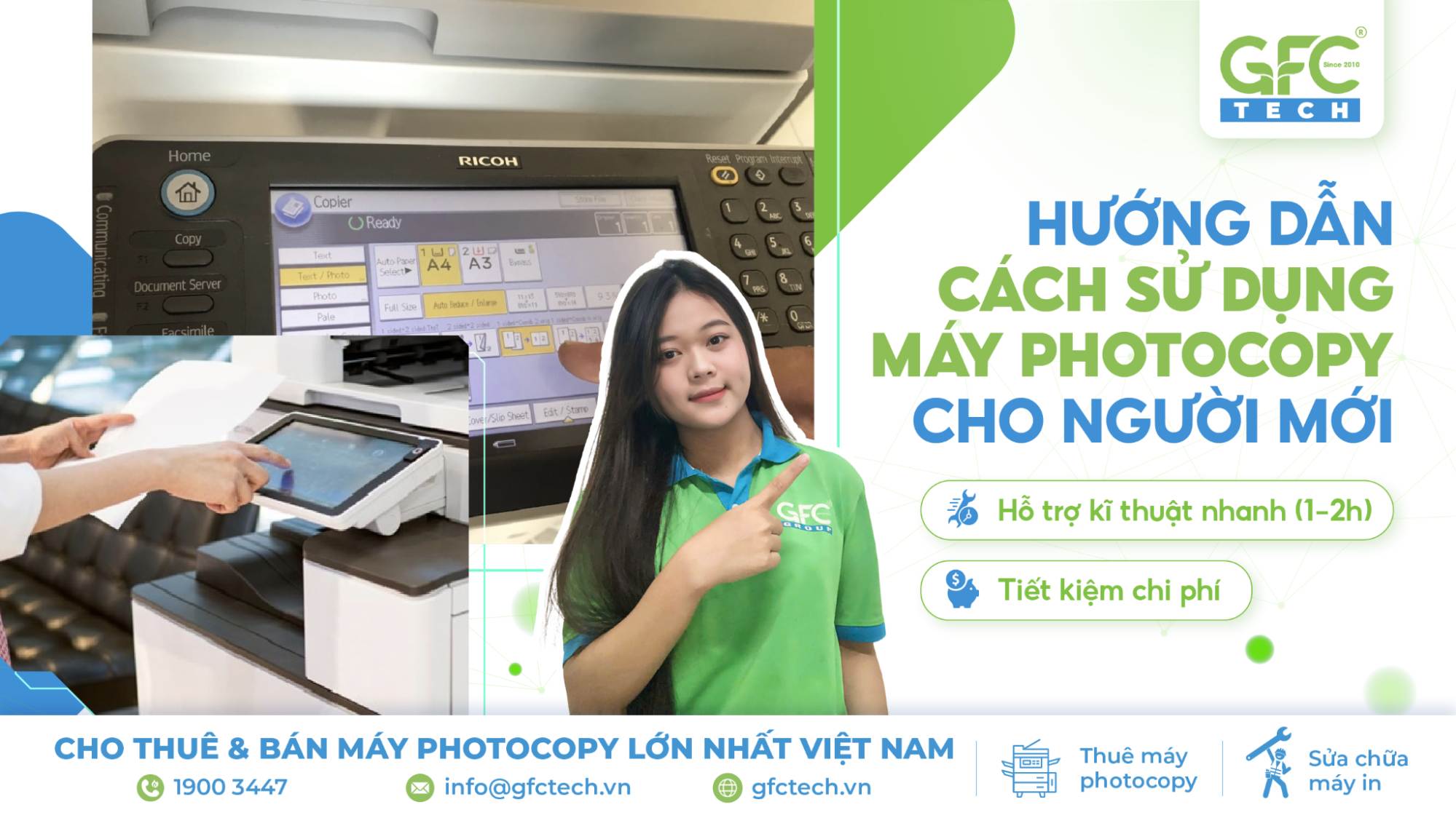 cách sử dụng máy photo