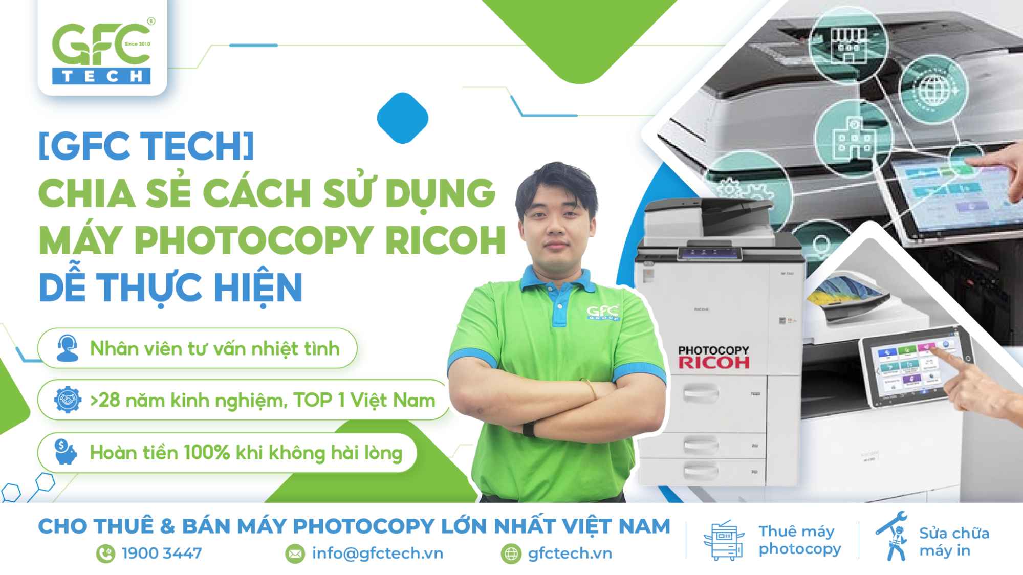 cách sử dụng máy photo ricoh