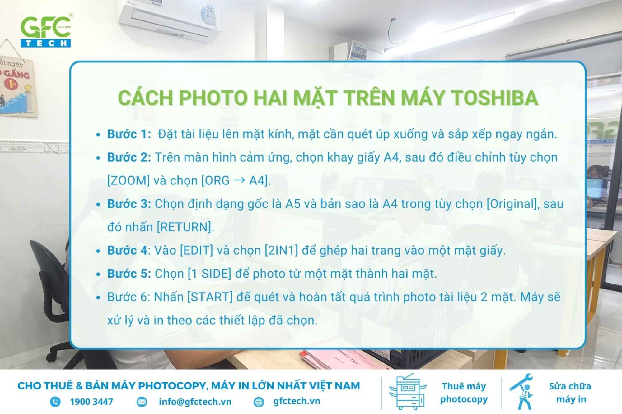 chọn in 2 mặt trên máy photocopy