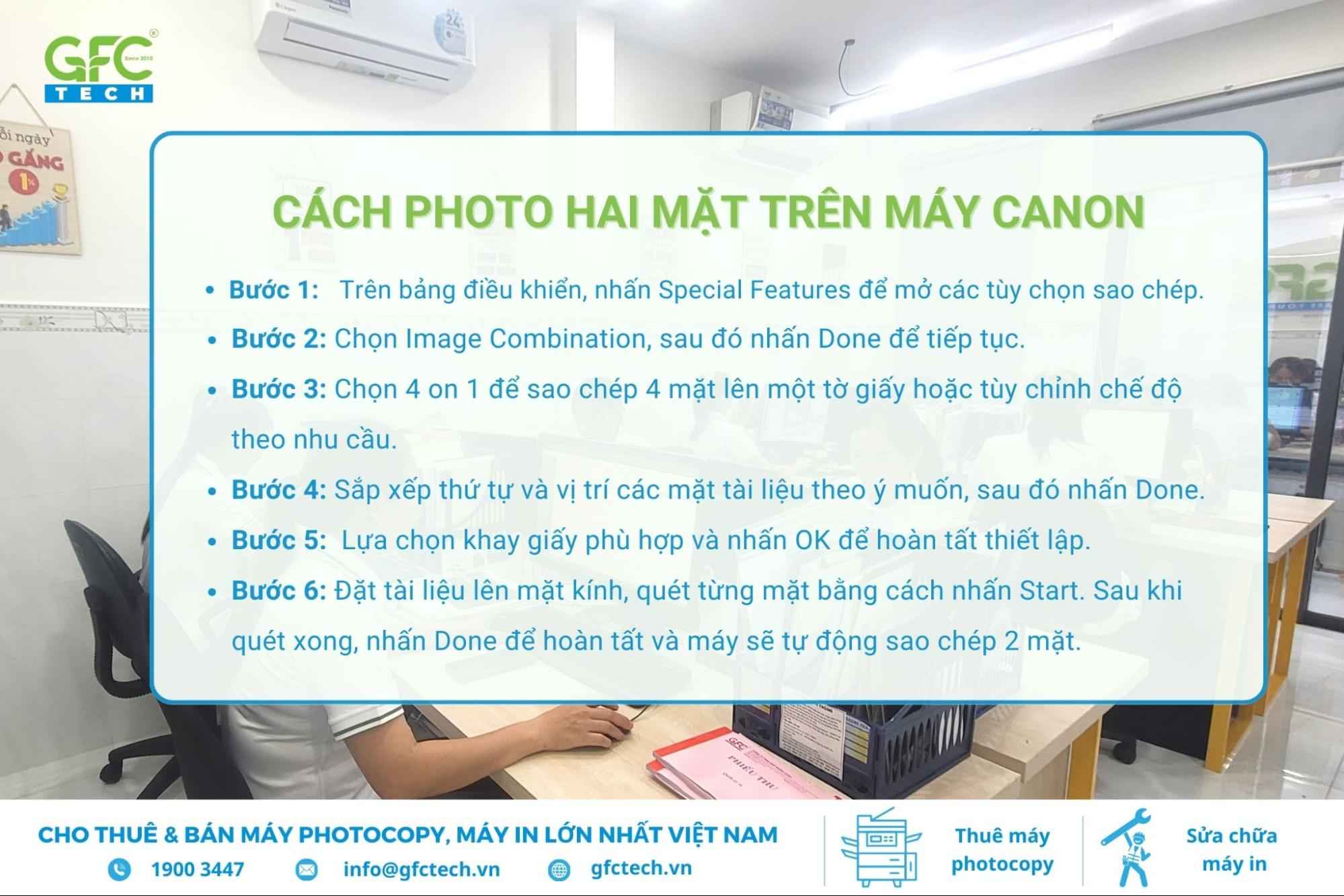 chọn in 2 mặt trên máy photocopy