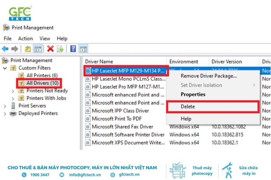 7 cách gỡ driver máy in trên Windows 10 - 11 nhanh chóng
