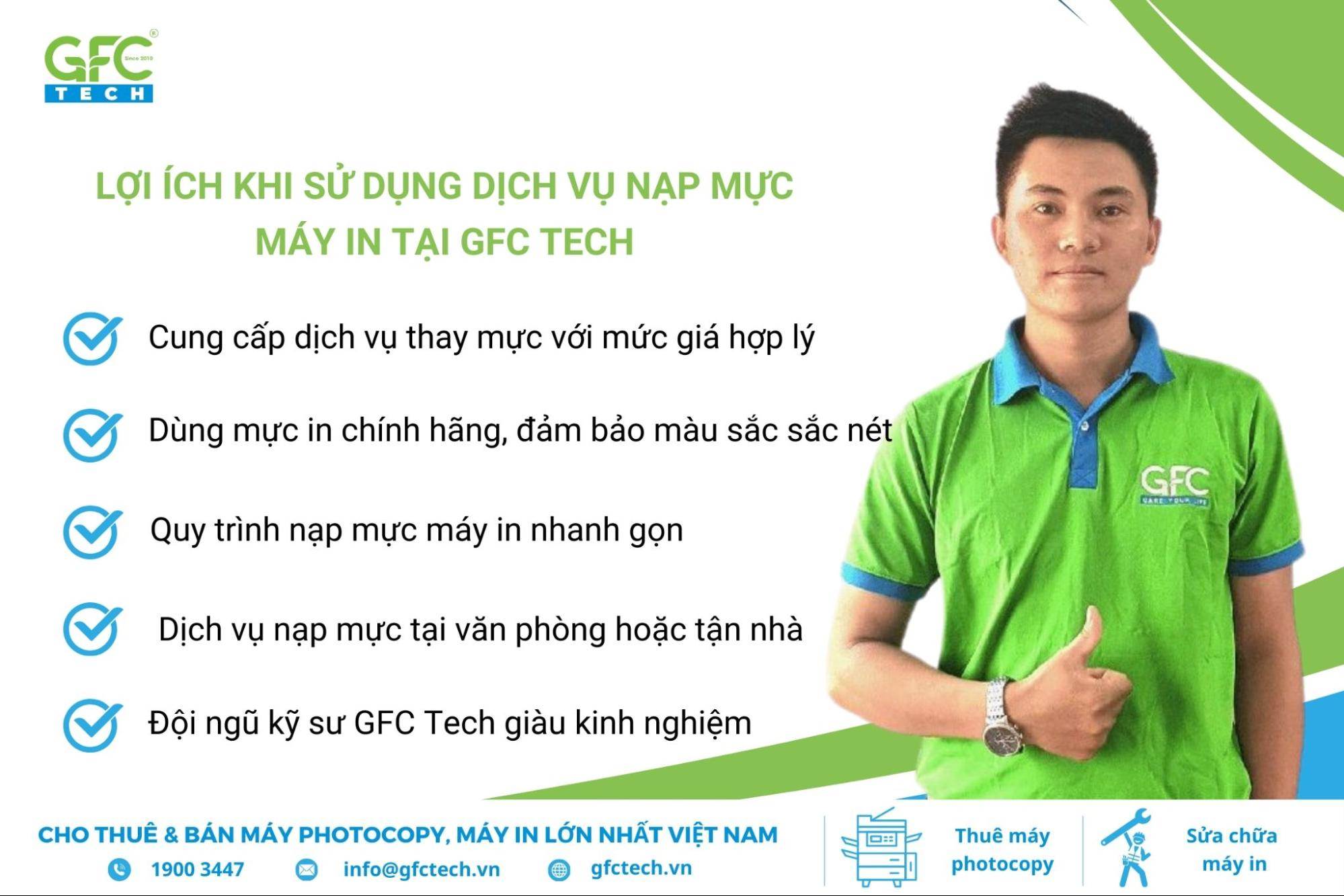 nạp mực máy in