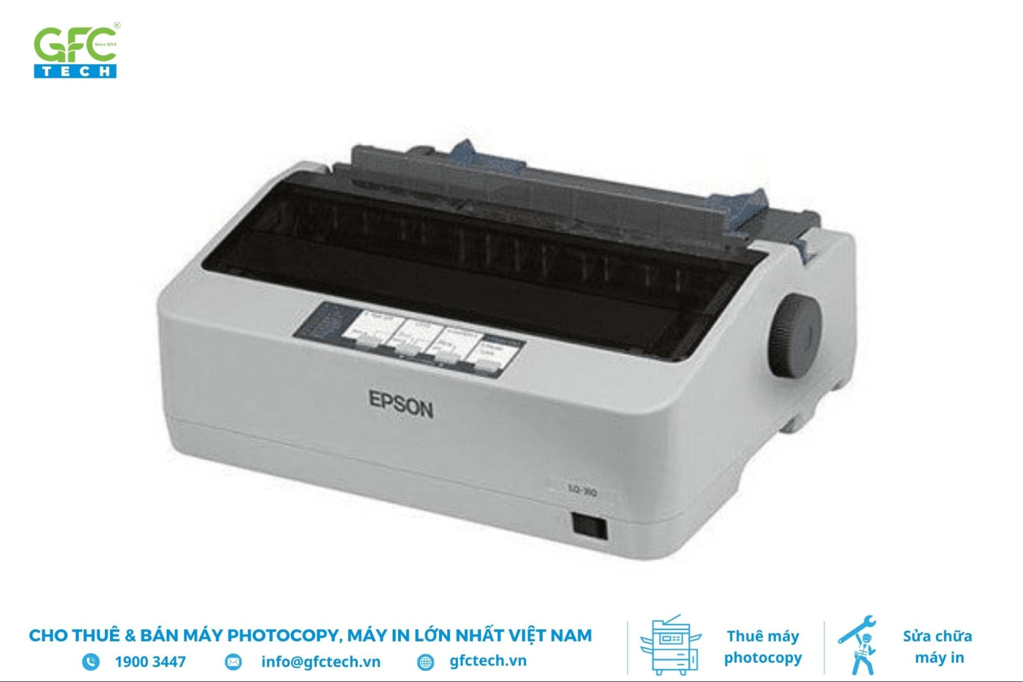 cách thay băng mực máy in kim epson lq 310